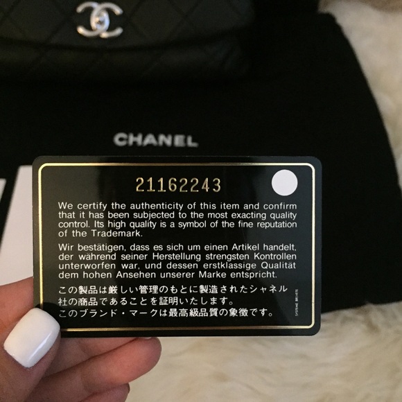 ❌SOLD❌ 🖤 CHANEL NIB Black w/ Silver HW Flap Bag - Picture 7 of 8